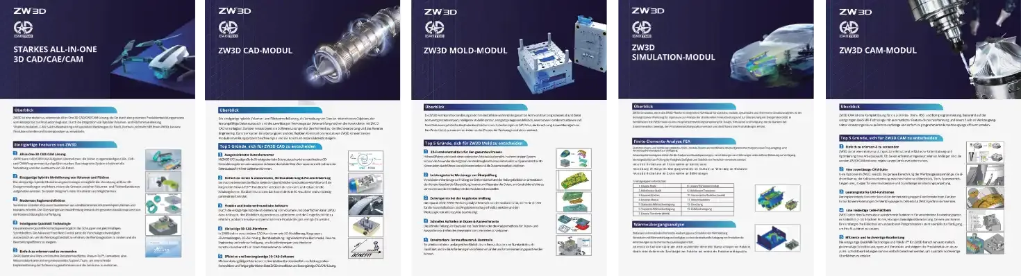 ZW3D-Broschüre als PDF-Datei anzeigen